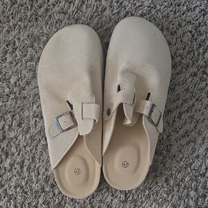 Beige Slip-On Shoes